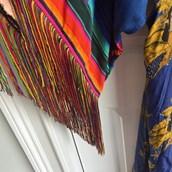 Farm Rio Mixed Scarves Kaftan - Picture 5 of 11